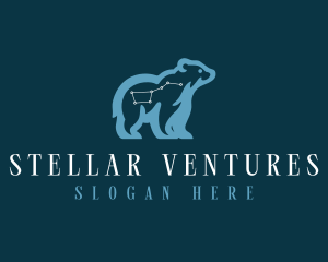 Constellation - Stellar Bear Constellation logo design