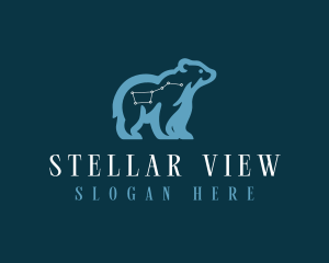 Stellar Bear Constellation logo design