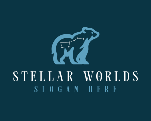 Stellar Bear Constellation logo design