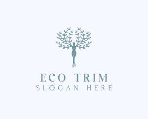 Eco Nature Woman logo design