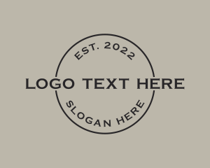 Generic Hipster Apparel Logo