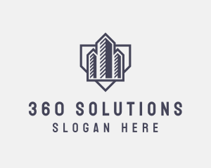 Realty Construction Building logo design