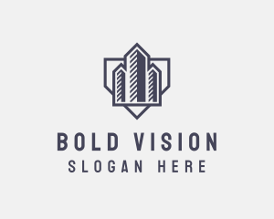 Realty Construction Building logo design