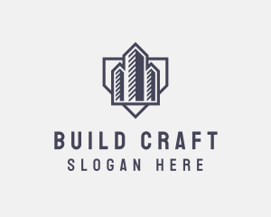 Realty Construction Building logo design