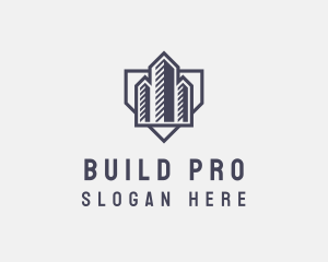 Realty Construction Building logo design