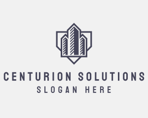 Realty Construction Building logo design