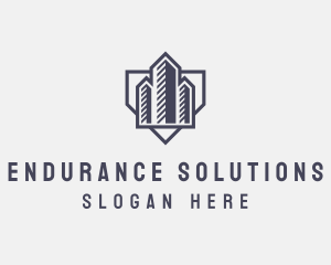 Realty Construction Building logo design