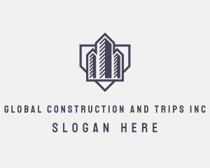 Realty Construction Building logo design