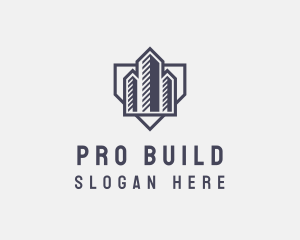 Realty Construction Building logo design