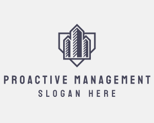Management - Realty Construction Building logo design