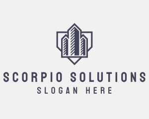 Realty Construction Building logo design