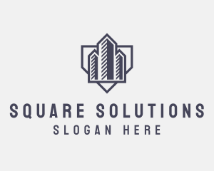 Realty Construction Building logo design