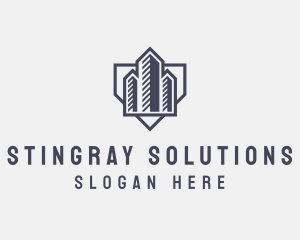 Realty Construction Building logo design