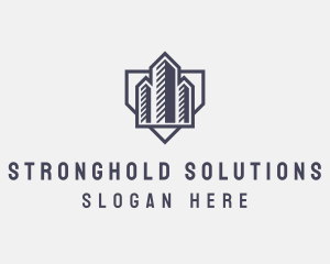 Realty Construction Building logo design