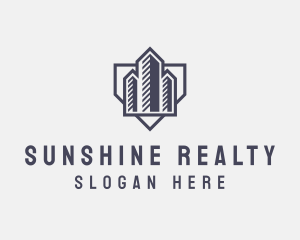 Realty Construction Building logo design