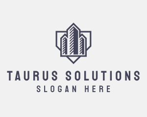 Realty Construction Building logo design