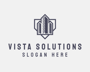 Realty Construction Building logo design