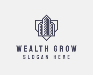 Realty Construction Building logo design