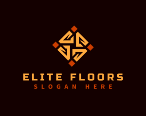 Flooring - Interior Floor Tile logo design