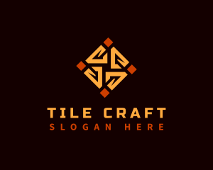 Interior Floor Tile  logo design