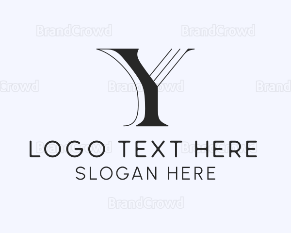 Minimalist Fashion Letter Y Logo
