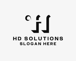 Negative Modern Creative logo design