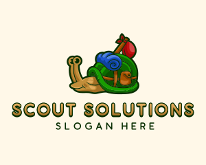 Scout - Snail Scout Camper logo design