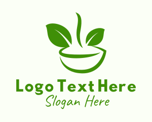 Herbal - Herbal Tea Bowl logo design