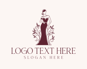 Runway - Bridal Wedding Gown logo design
