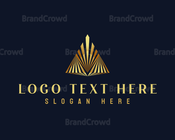 Luxury Jewelry Pyramid Logo