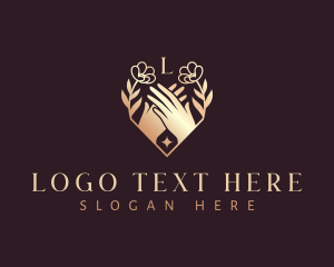 Cosmetic - Floral Wellness Hands logo design