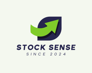 Stocks - Financial Stocks Arrow logo design