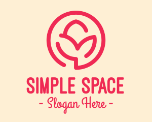 Minimalist - Minimalist Flower Bud logo design