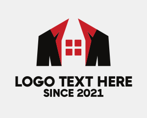 Suit And Tie - Formal Suit House logo design
