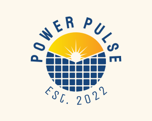 Energy - Solar Panel Renewable Energy logo design