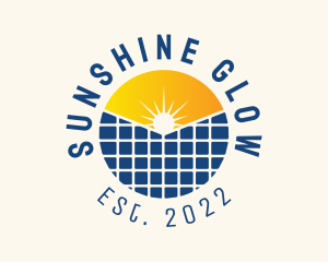 Sunlight - Solar Panel Renewable Energy logo design