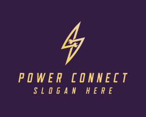 Plug - Lightning Plug Electric logo design