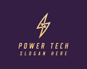 Lightning Plug Electric logo design