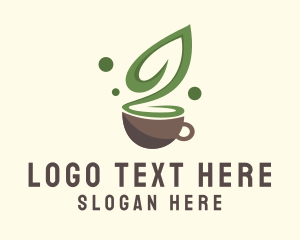 Green Tea Leaf  Logo