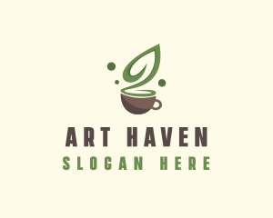 Organic Green Tea  logo design