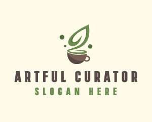 Organic Green Tea  logo design