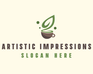 Organic Green Tea  logo design