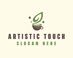 Organic Green Tea  logo design