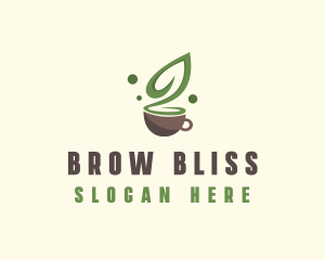 Organic Green Tea  logo design