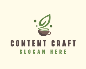 Organic Green Tea  logo design