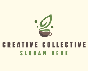 Organic Green Tea  logo design