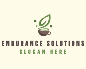 Organic Green Tea  logo design