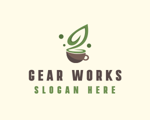 Organic Green Tea  logo design