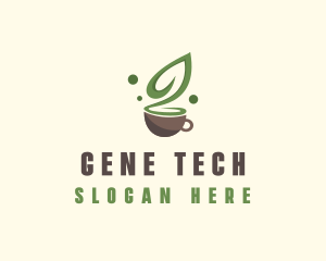 Organic Green Tea  logo design