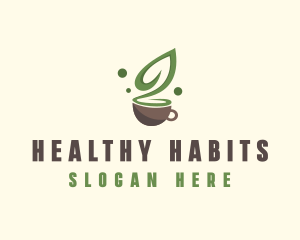 Organic Green Tea  logo design